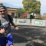 Nathan Imhoff finishing Santa Clarita Marathon 2019