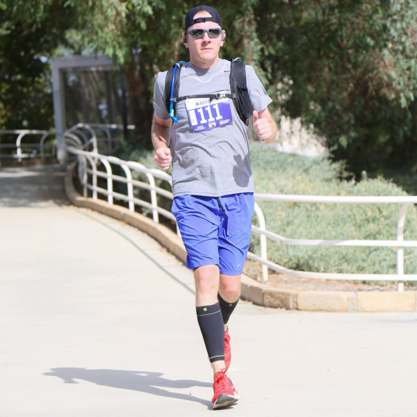 Nathan Running 2018 Santa Clarita Marathon