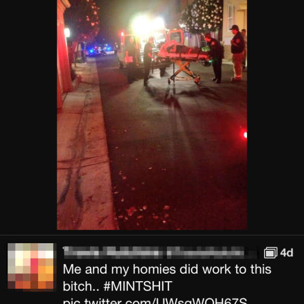 Cop Kids brags about the “work” his homies did to this bitch